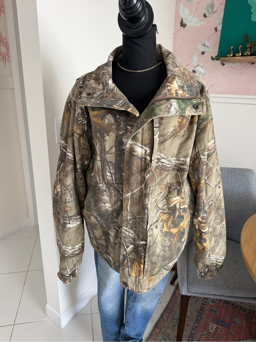 Redhead Silent-Hide Realtree Hunting Jacket Camouflage insulated Men's Medium